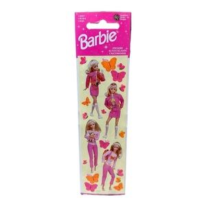 Sealed vintage 1998 SandyLion Barbie Doll stickers with butterflies NIP